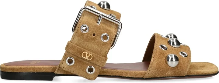 Valentino Garavani Suede Nellcôte Sandals