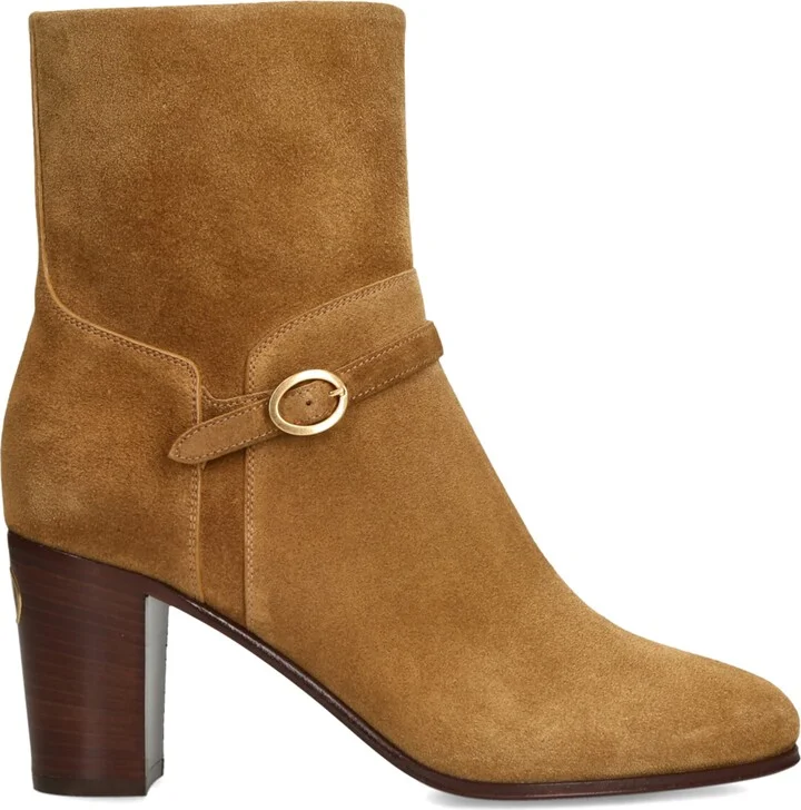 Valentino Garavani Suede Pattie Heeled Ankle Boots 75