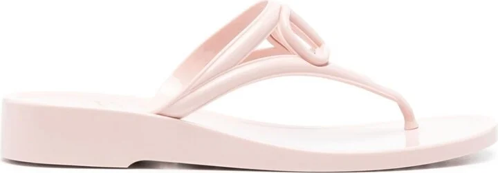 Valentino Garavani Summer Vlogo Signature Thong Sandals