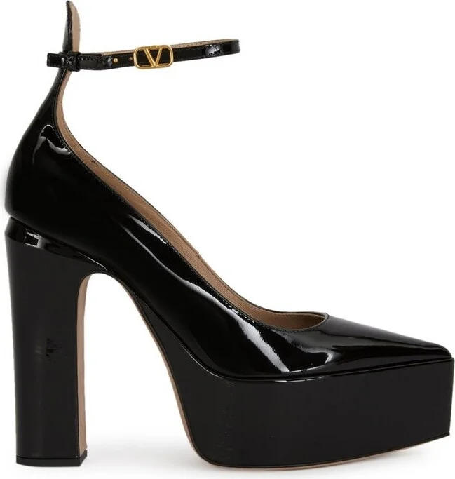 Valentino Garavani Tango Ankle Strap Platform Pumps