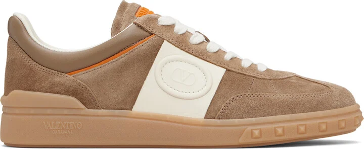 Valentino Garavani Taupe Upvillage Low Top Sneakers