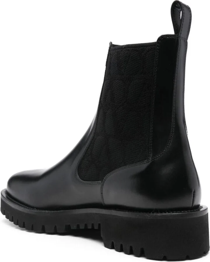 Valentino Garavani "Toile Iconographe" Ankle Boots - Image 4