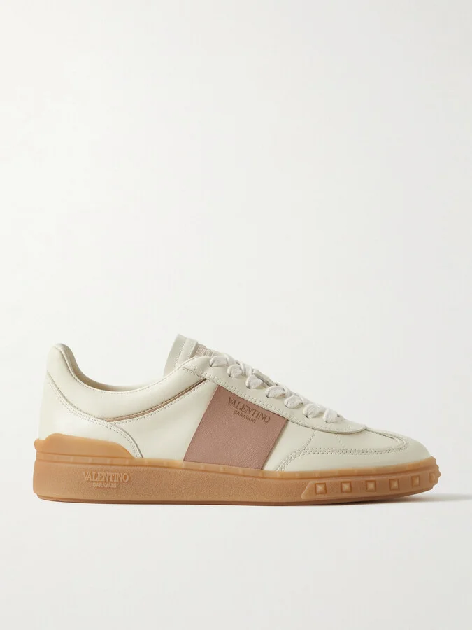 Valentino Garavani - Two-tone Leather Sneakers - White