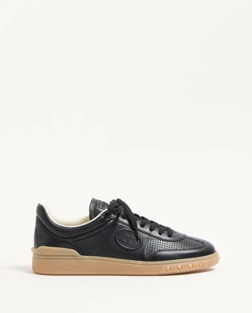 Valentino Garavani Upvillage Low-Top Perforated Nappa Leather Sneaker