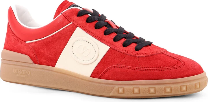 Valentino Garavani Upvillage Low Top Sneaker In Suede And Leather - Image 2