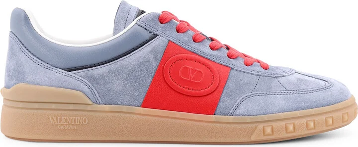 Valentino Garavani Upvillage Low Top Sneaker In Suede And Leather