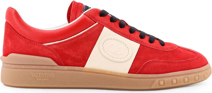 Valentino Garavani Upvillage Low Top Sneaker In Suede And Leather