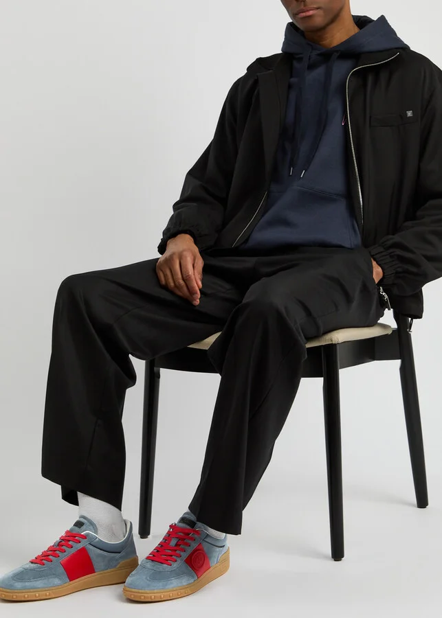 Valentino Garavani Upvillage Panelled Suede Sneakers - Image 5