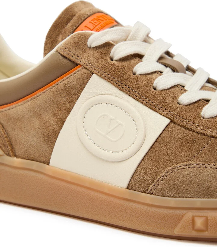 Valentino Garavani Upvillage Panelled Suede Sneakers - Image 4
