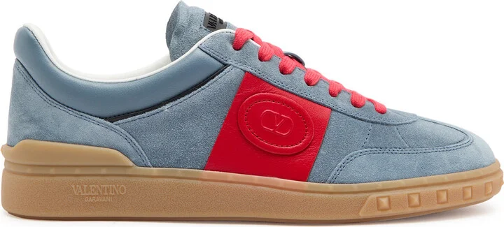 Valentino Garavani Upvillage Panelled Suede Sneakers