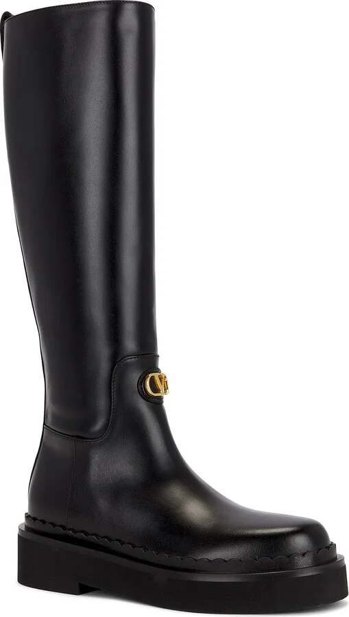 Valentino Garavani V Logo Signature Boot in Black - Image 2