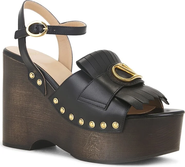 Valentino Garavani V Logo Signature Clog in Black - Image 2
