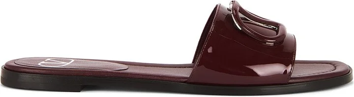 Valentino Garavani V Logo Signature Slide in Pink