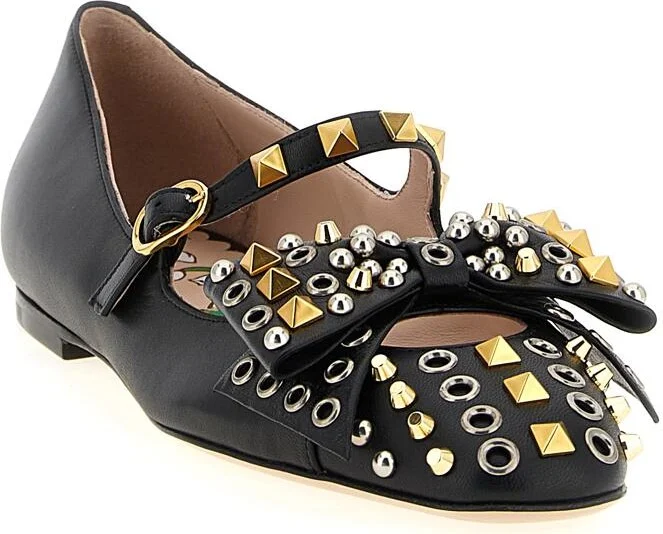 Valentino Garavani Valentino Garavani 'Bowow' Ballet Flats - Image 2