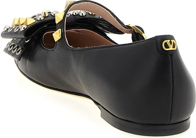 Valentino Garavani Valentino Garavani 'Bowow' Ballet Flats - Image 3