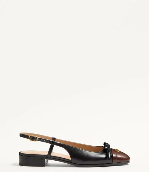 Valentino Garavani Valet Du Roi Kid Slingback Ballerina 25Mmm