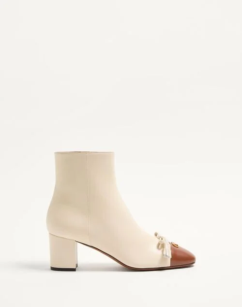 Valentino Garavani Valet Du Roi Kidskin Leather Ankle Boot 60Mm