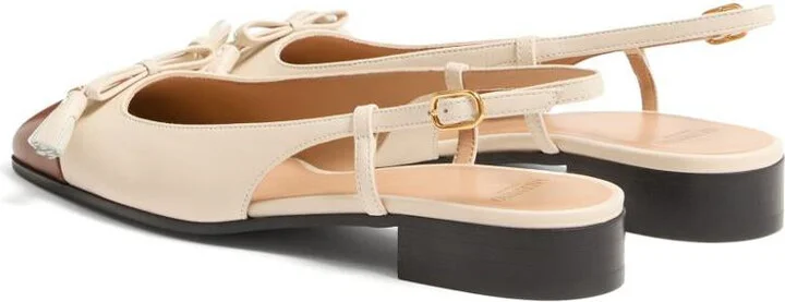 Valentino Garavani Valet Du Roi Leather Ballet Flats - Image 4