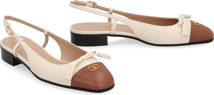 Valentino Garavani Valet Du Roi Slingback Ballet Flats - Image 3