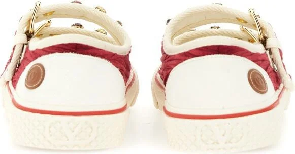 Valentino Garavani Velvet "Dollyboard" Ballerina Sneaker - Image 3