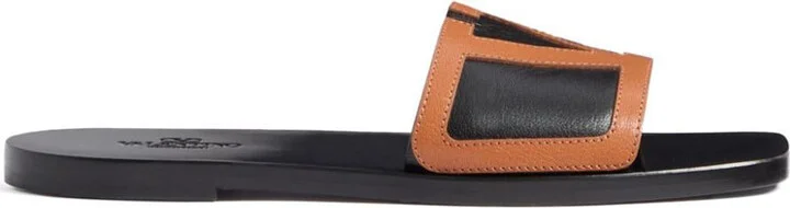 Valentino Garavani Viva Superstar Leather Slides