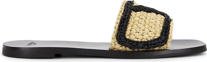 Valentino Garavani Viva Superstar Slide in Black