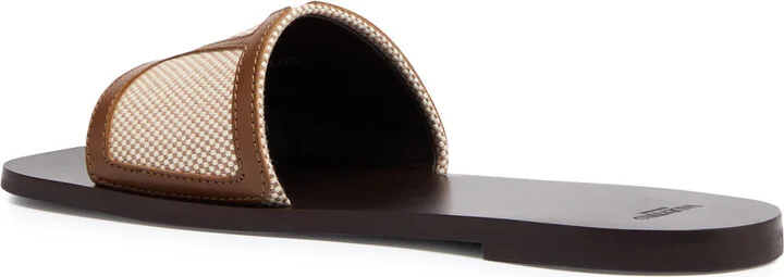 Valentino Garavani Viva Superstar Vlogo Canvas Sliders - Image 2