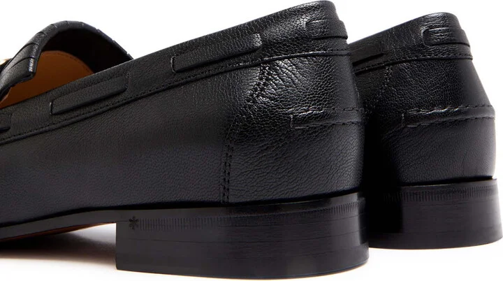 Valentino Garavani Vlogo Fringed Leather Loafers - Image 4