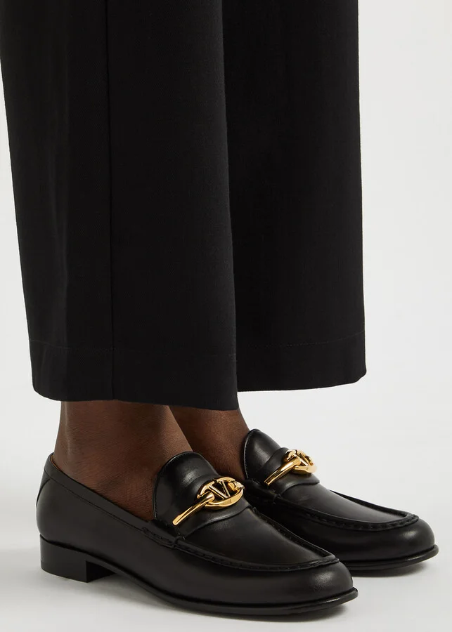 Valentino Garavani Vlogo Leather Loafers - Image 5