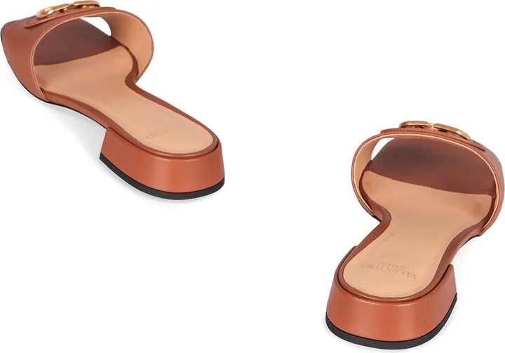 Valentino Garavani Vlogo Leather Sandals - Image 4