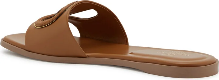 Valentino Garavani Vlogo Leather Sliders - Image 2