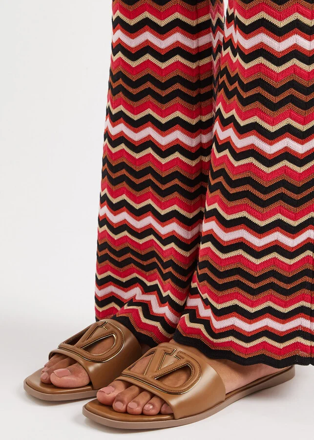 Valentino Garavani Vlogo Leather Sliders - Image 6