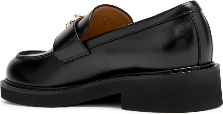 Valentino Garavani Vlogo Locker Leather Loafer - Image 2