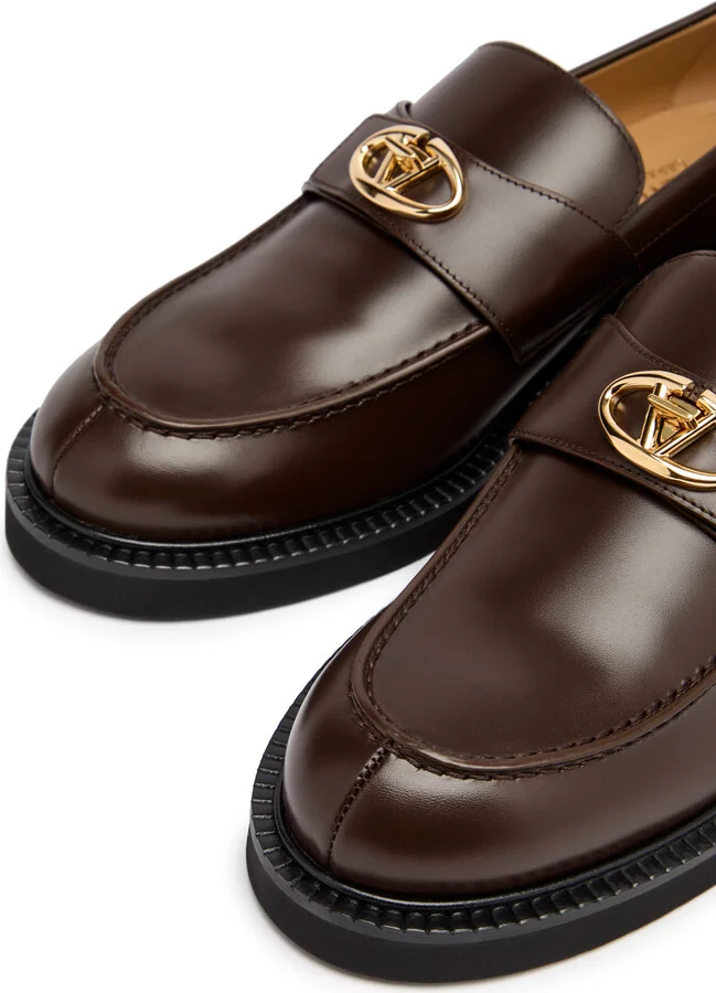 Valentino Garavani Vlogo Locker Leather Loafer - Image 3