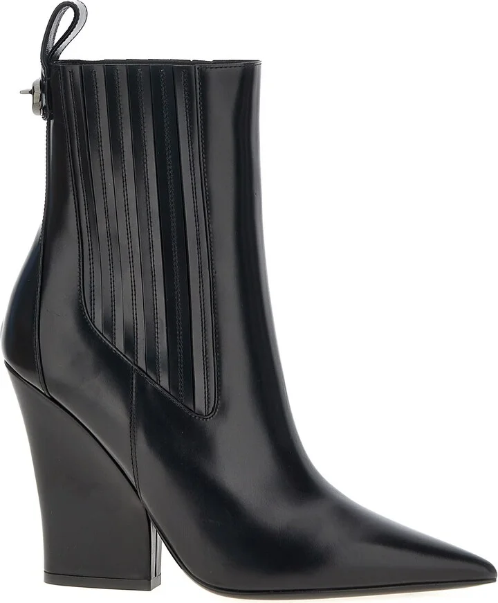 Valentino Garavani 'vlogo Lockette' Ankle Boots