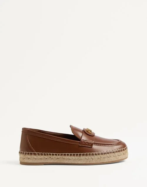 Valentino Garavani Vlogo Signature Calfskin Loafer 20Mm