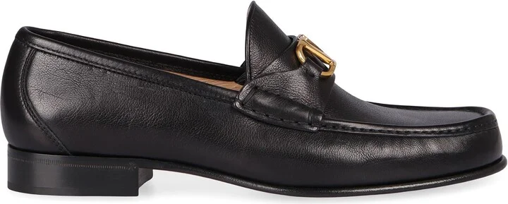Valentino Garavani Vlogo Signature Leather Loafers - Image 2