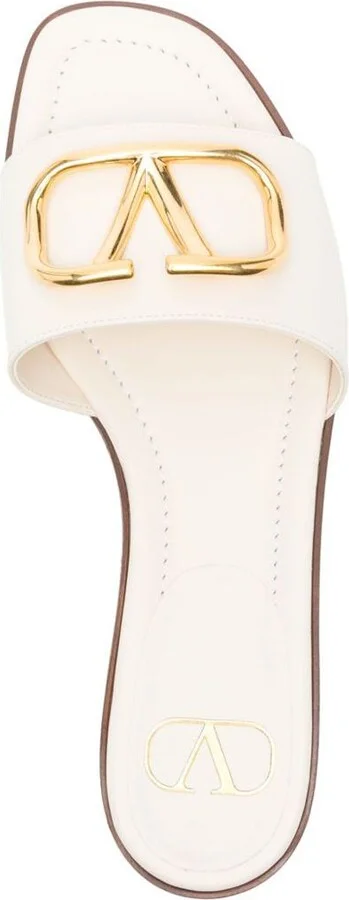 Valentino Garavani Vlogo Signature Leather Sandals - Image 2