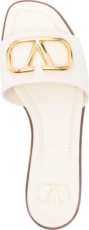 Valentino Garavani Vlogo Signature Leather Sandals - Image 2