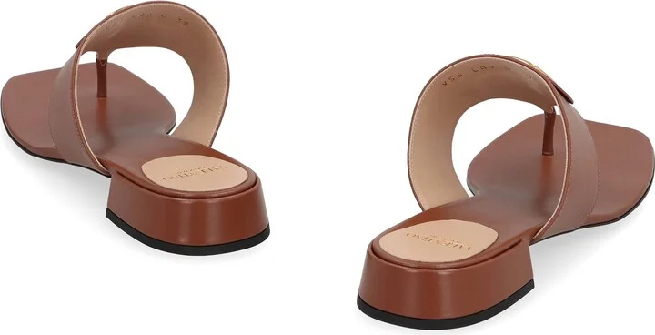 Valentino Garavani Vlogo Signature Leather Slides - Image 4
