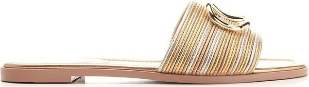 Valentino Garavani VLogo Signature Slip-On Sandals