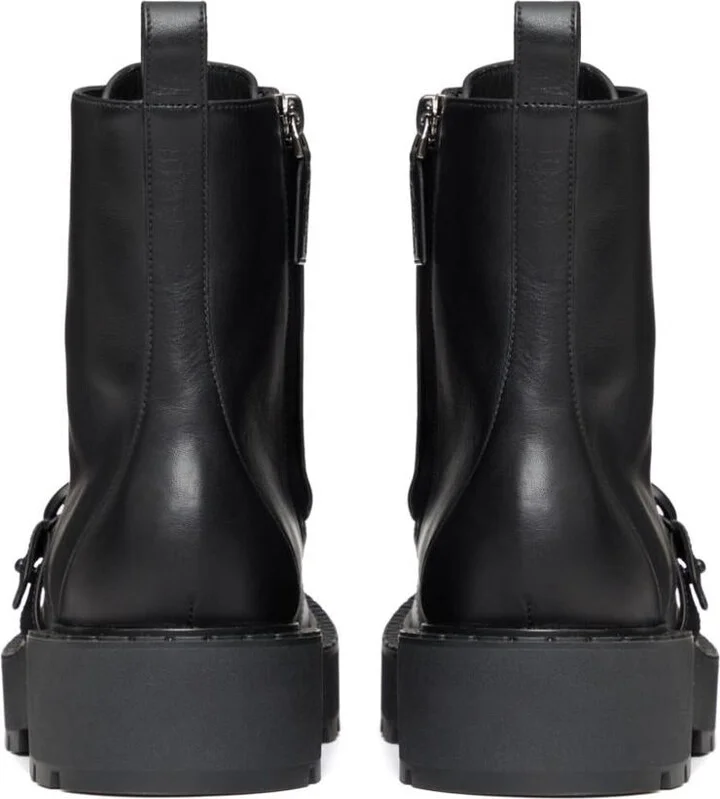 Valentino Garavani "Vlogo Signature" Strappy Ankle Boots - Image 6