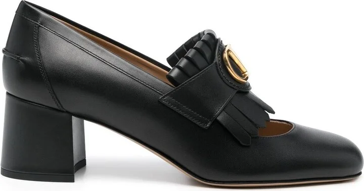 Valentino Garavani Vlogo Signautre Leather Loafers