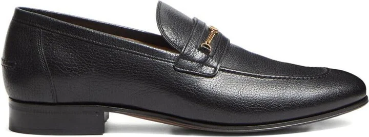 Valentino Garavani Vlogo Signautre Leather Loafers