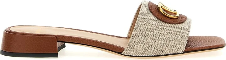 Valentino Garavani Vlogo Slides Sandals