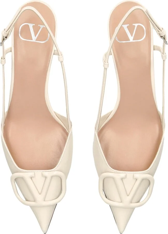 Valentino Garavani Vlogo Slingback Pumps 40 - Image 3