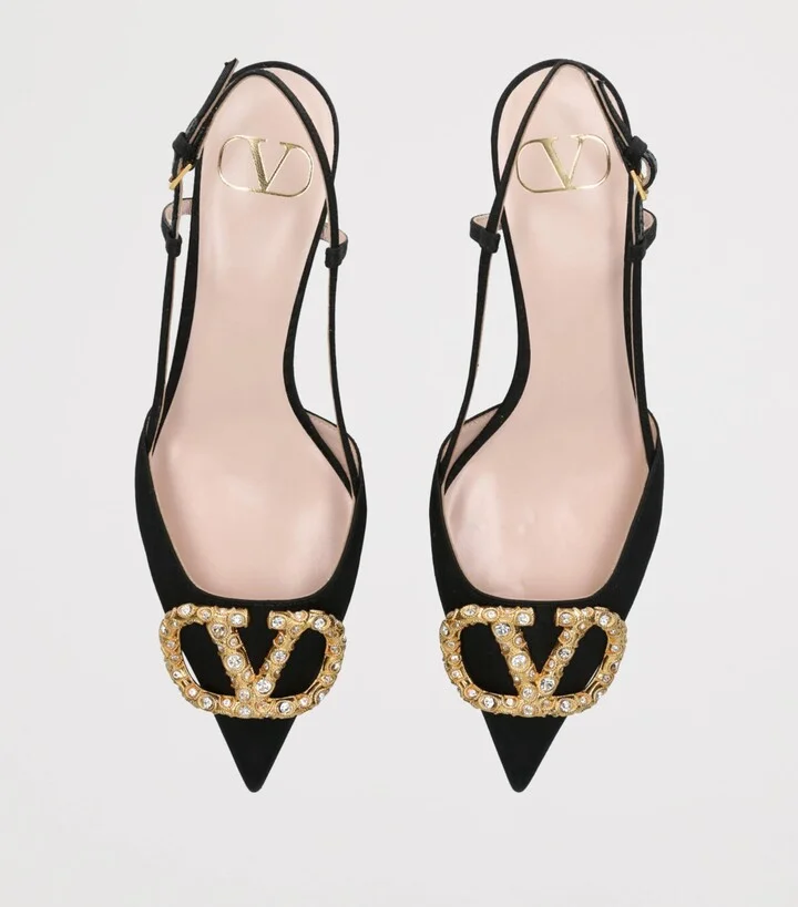 Valentino Garavani VLogo Slingback Pumps 40 - Image 4