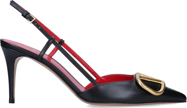 Valentino Garavani Vlogo Slingback Pumps 80 - Image 4