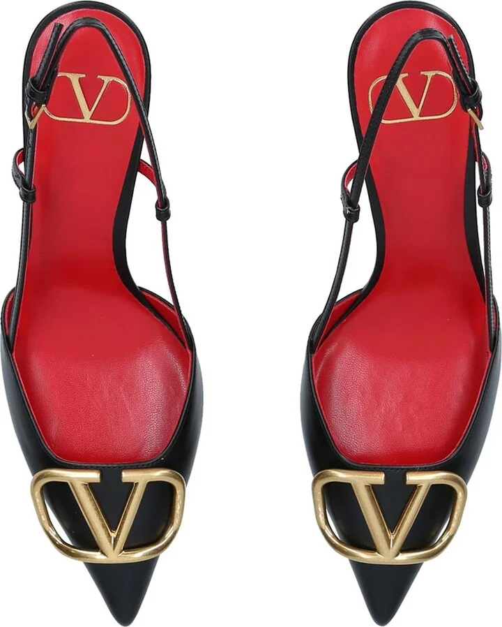 Valentino Garavani Vlogo Slingback Pumps 80 - Image 6