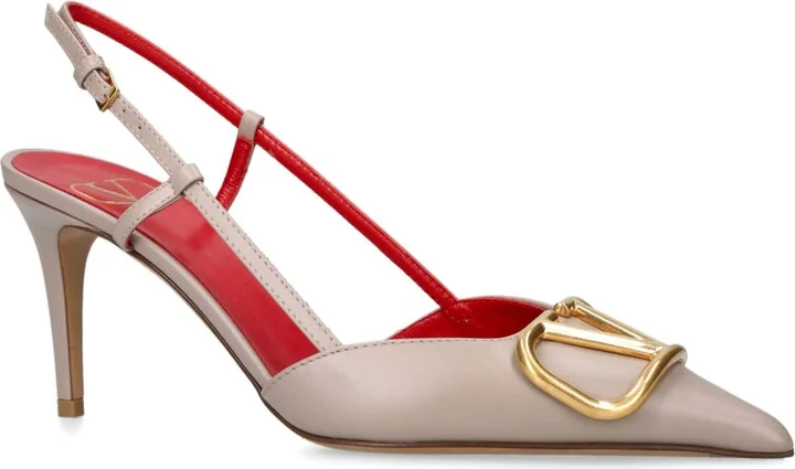 Valentino Garavani Vlogo Slingback Pumps 80 - Image 5
